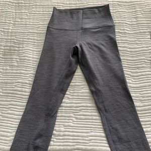 Lululemon Align 25" Heather Gray leggings size 6